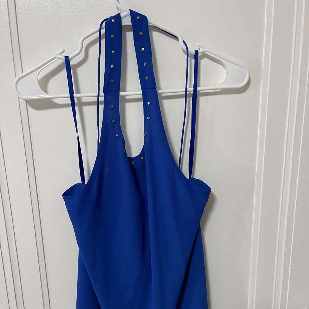Royal blue top